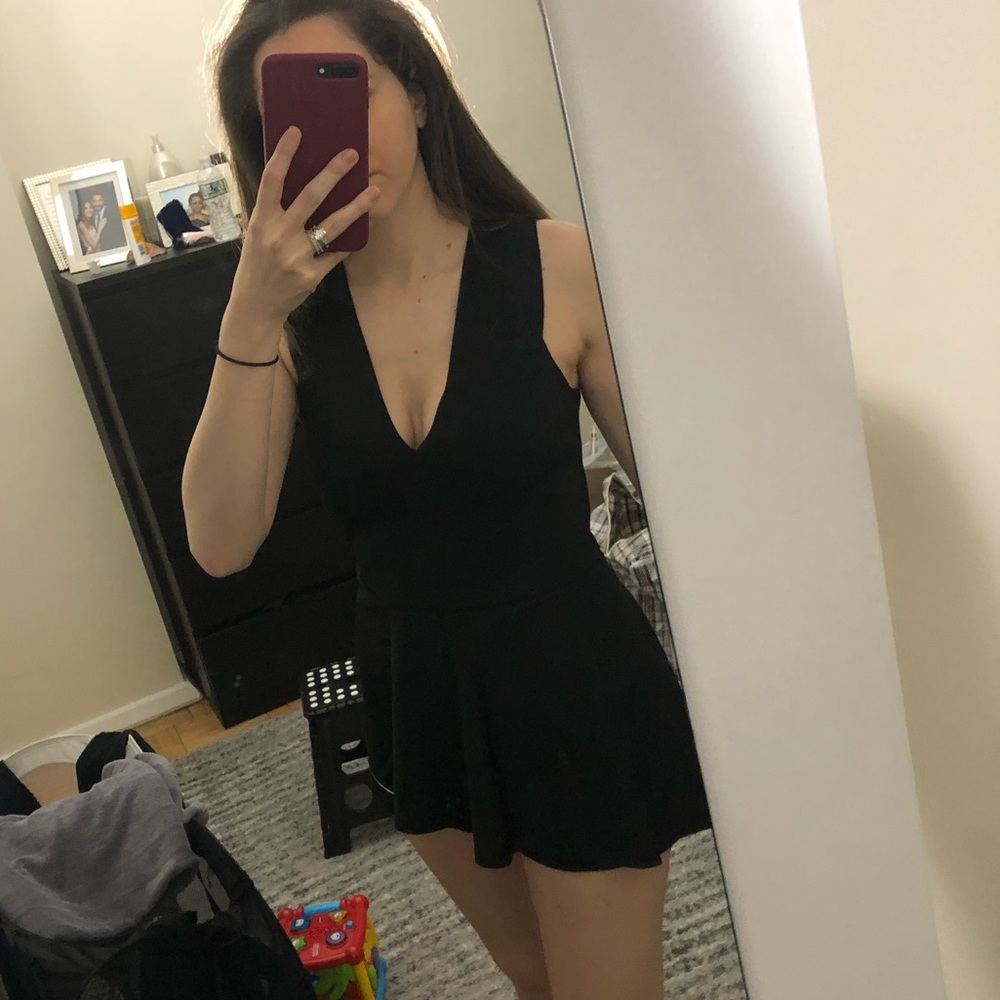 Zara neoprene top